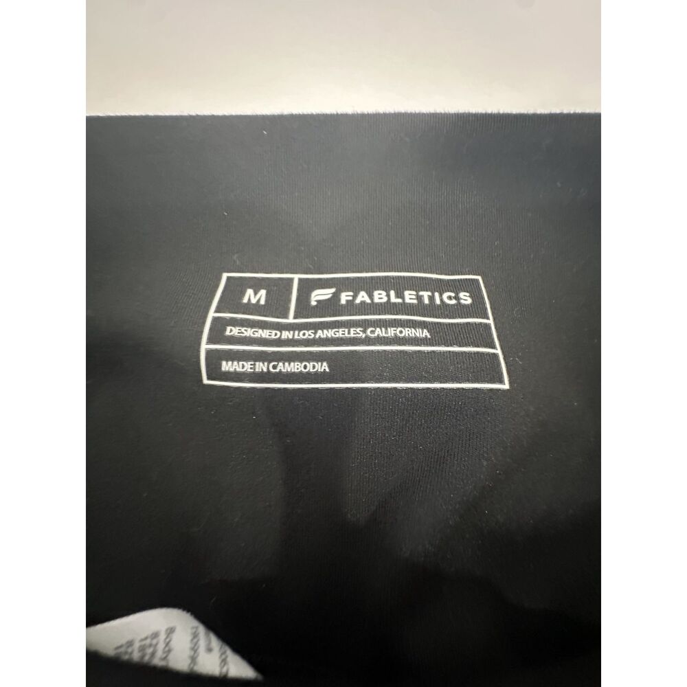 Fabletics Oasis PureLuxe High Waisted Leggings Black Women’s M Pockets